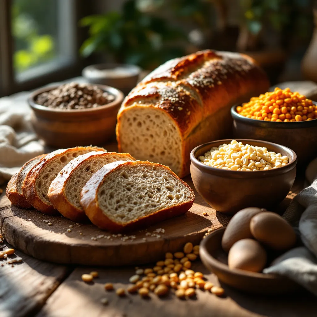 Pane integrale e cereali